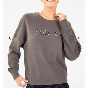 Fabletics “Cute AF” pullover light sweater Camo